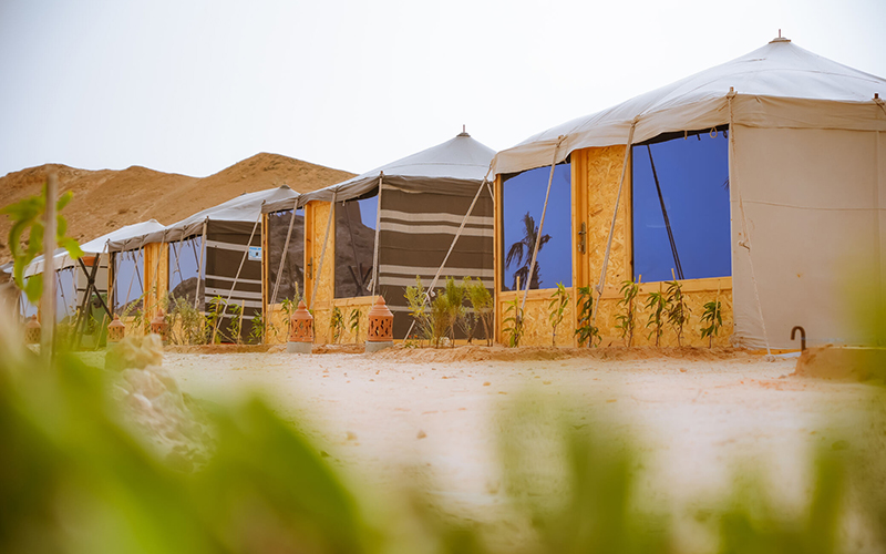 VIP Tent at North Lagoon Resort Dakhla