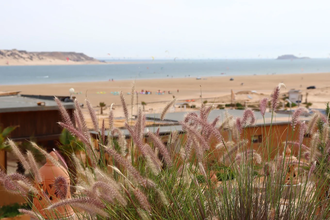 Sea view terrace at North Lagoon Resort Dakhla